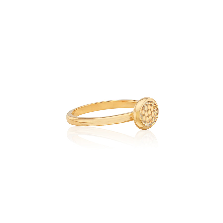 Classic Oval Stacking Ring - Gold
