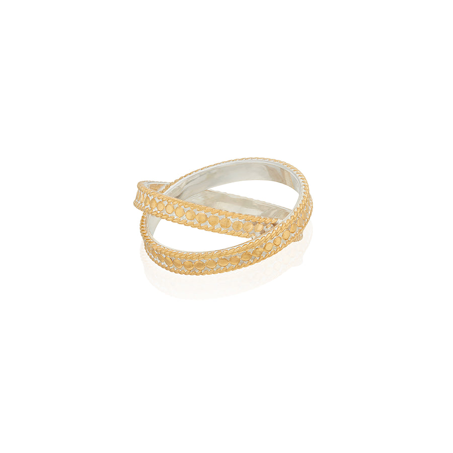 Thin Cross Ring - Gold