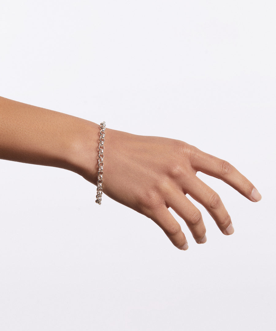 Rolo Chain Bracelet - Silver